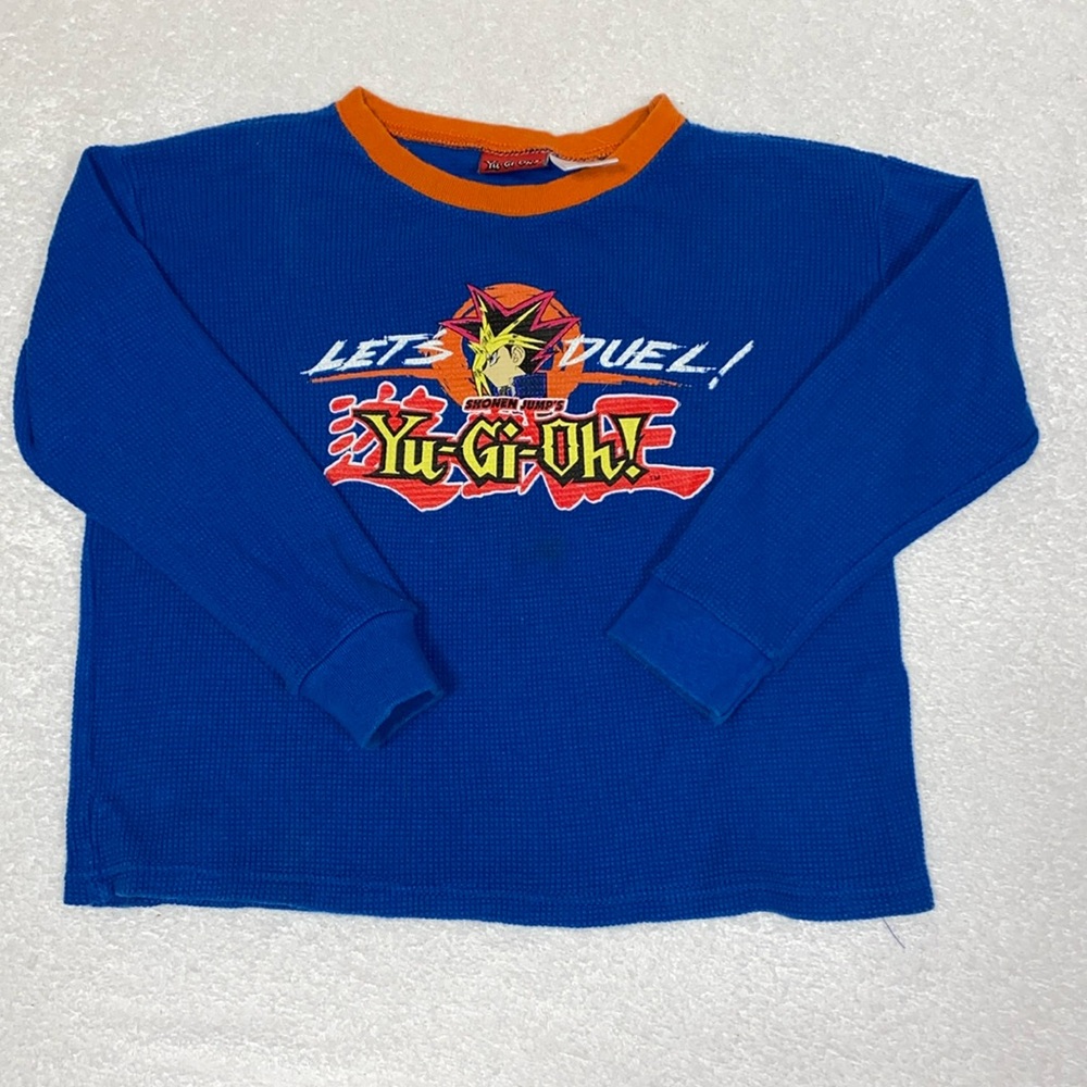 90’s yu-gi-oh happy kids Long sleeve thermal medium 6/7
